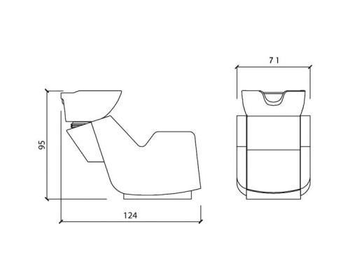 Мойка парикмахерская ULTRAWASH BASIC