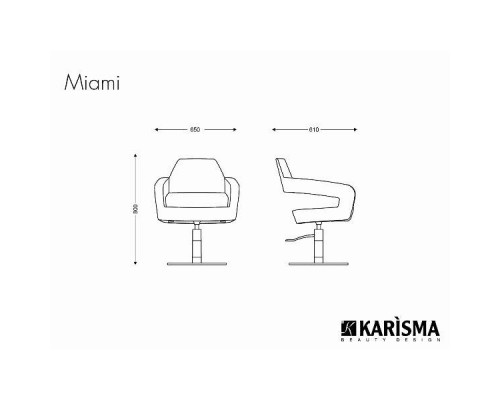 Кресло парикмахерское MIAMI