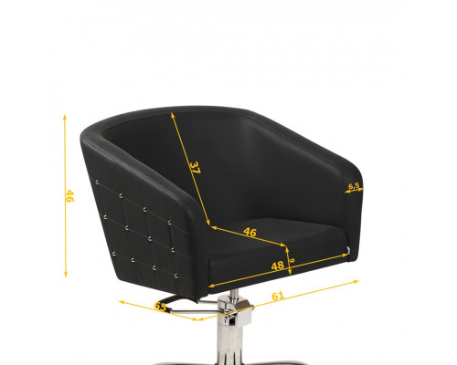 Гламрок кресло парикмахерское (гидравлика + пятилучье)
